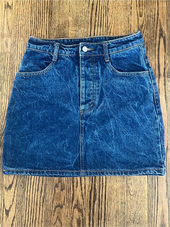 j.galt Dresses & Skirts - J. Galt Classic Blue Denim Mini Skirt with Front Button